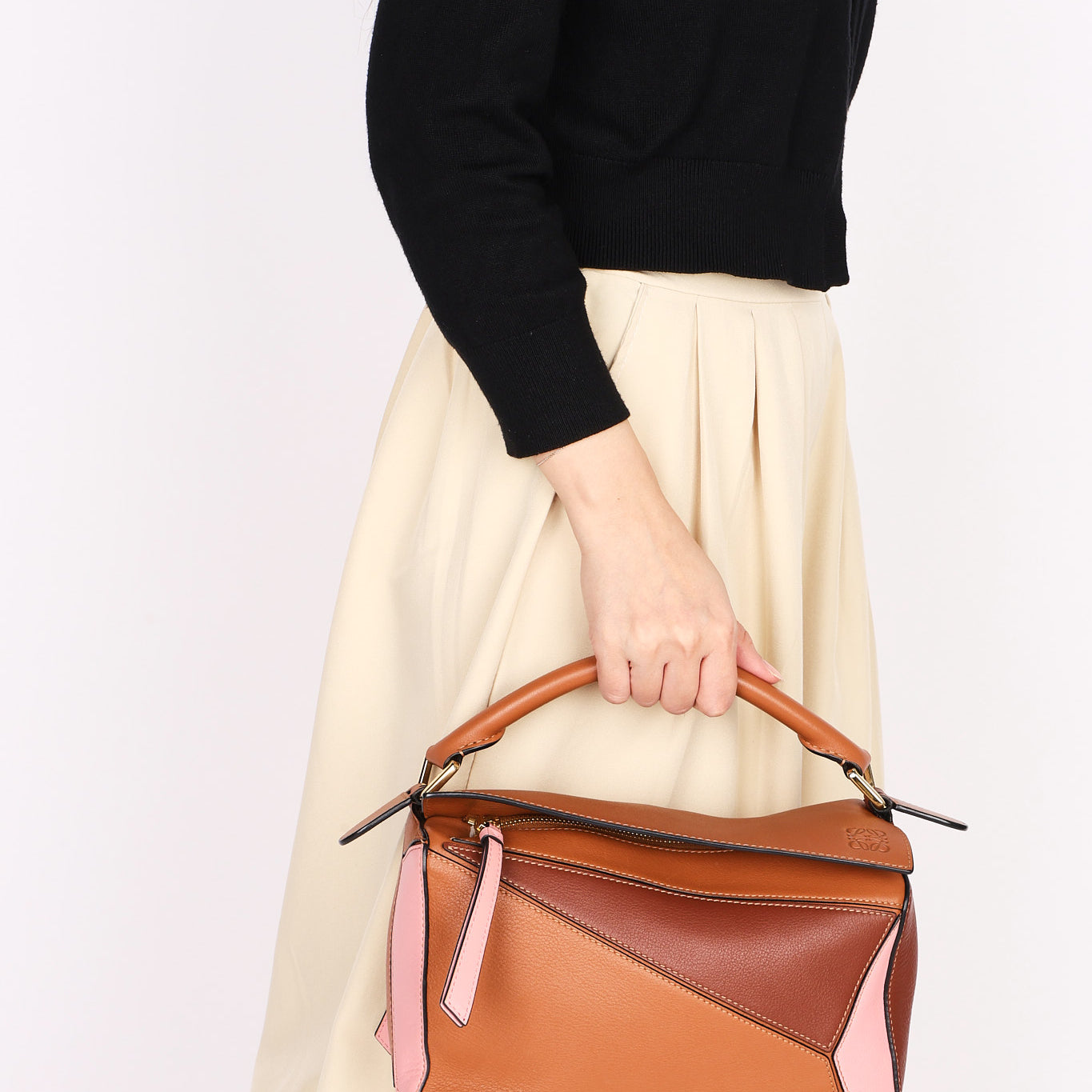Loewe Small Tricolor Puzzle Bag