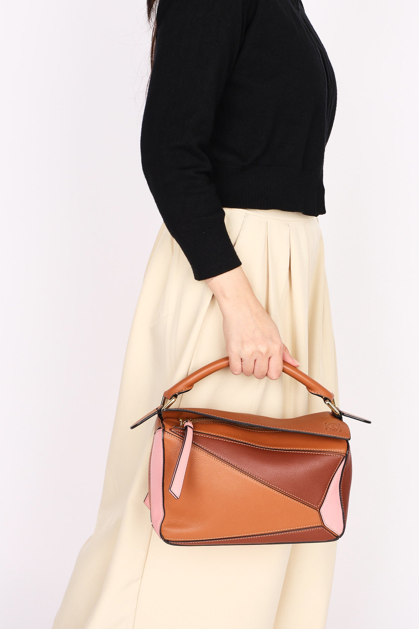 Loewe Small Tricolor Puzzle Bag