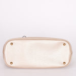 Gucci Bright Bit Convertible Tote Metallic Beige