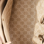 Gucci Bright Bit Convertible Tote Metallic Beige