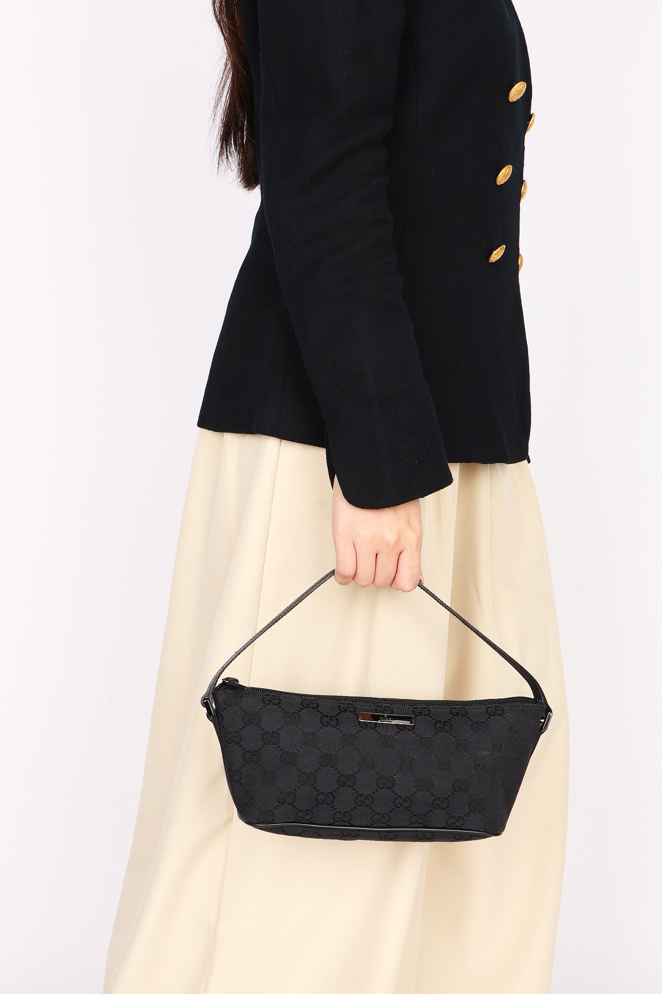Gucci Monogram Boat Pochette