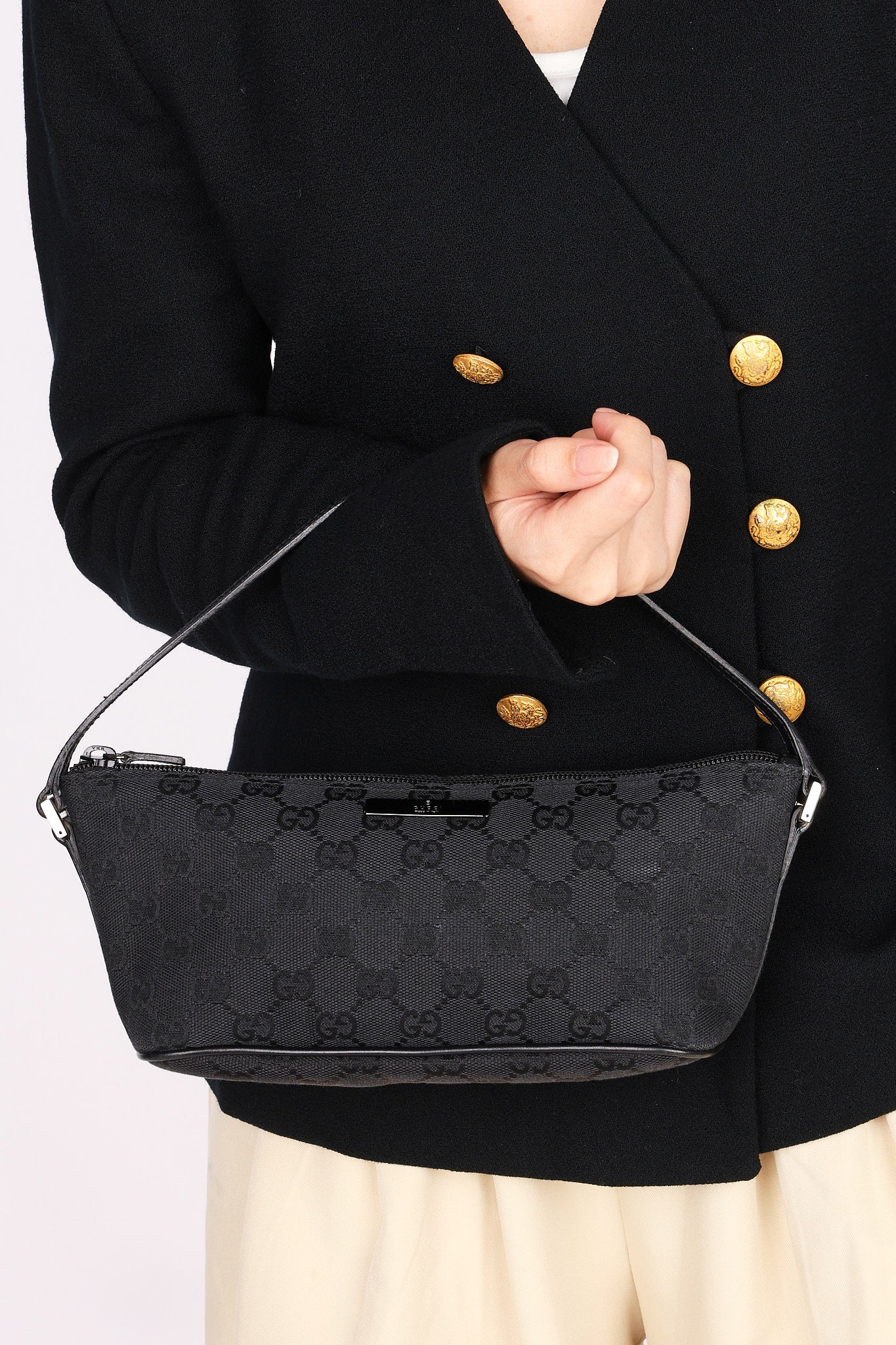 Gucci Monogram Boat Pochette