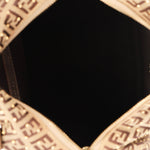 Fendi Zucchino Studded Boston Bag