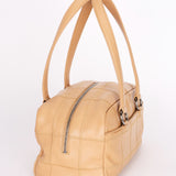 Chanel Chocolate Bar Shoulder Bag Beige Caviar DSHW