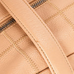 Chanel Chocolate Bar Shoulder Bag Beige Caviar DSHW