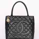 Chanel Timeless Medallion Tote Black Caviar AGHW