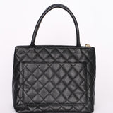 Chanel Timeless Medallion Tote Black Caviar AGHW
