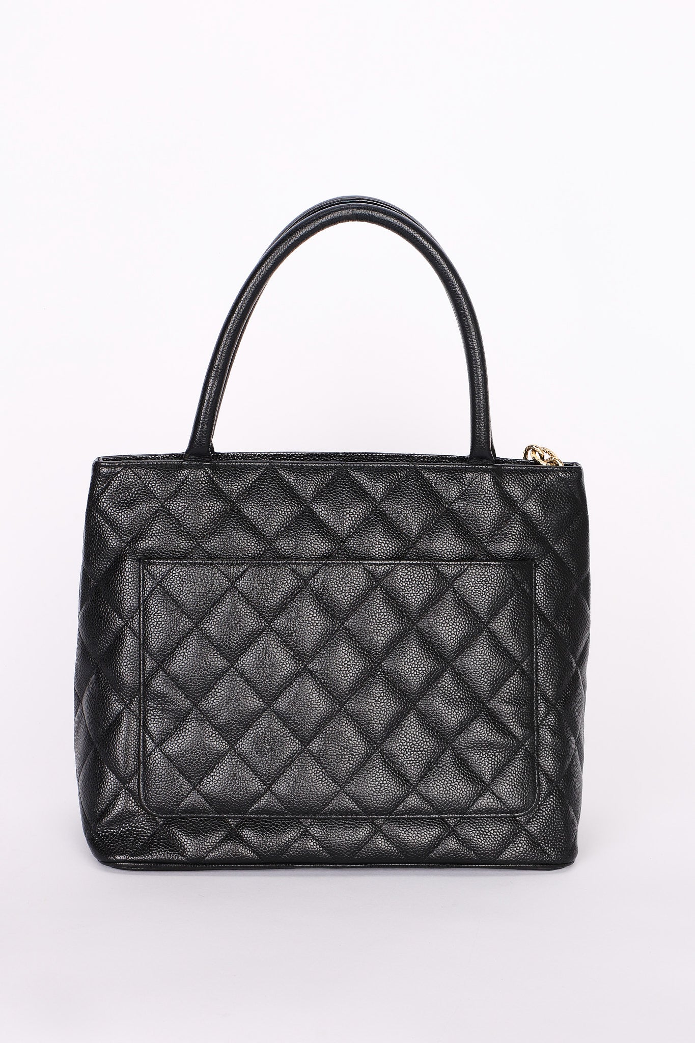 Chanel Timeless Medallion Tote Black Caviar AGHW