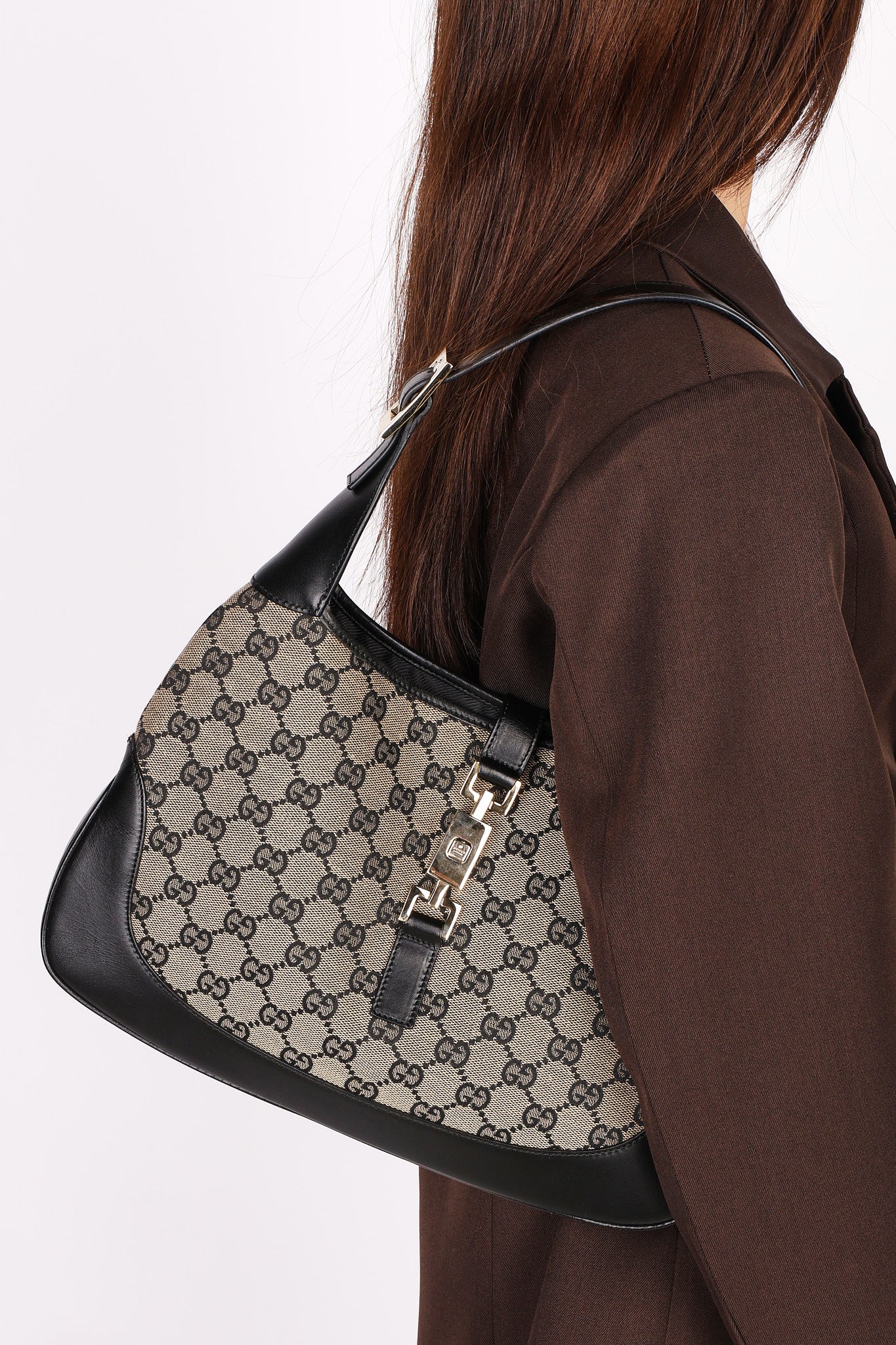 Gucci Monogram Jackie Bag