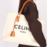 Celine Canvas Horizontal Cabas Tote