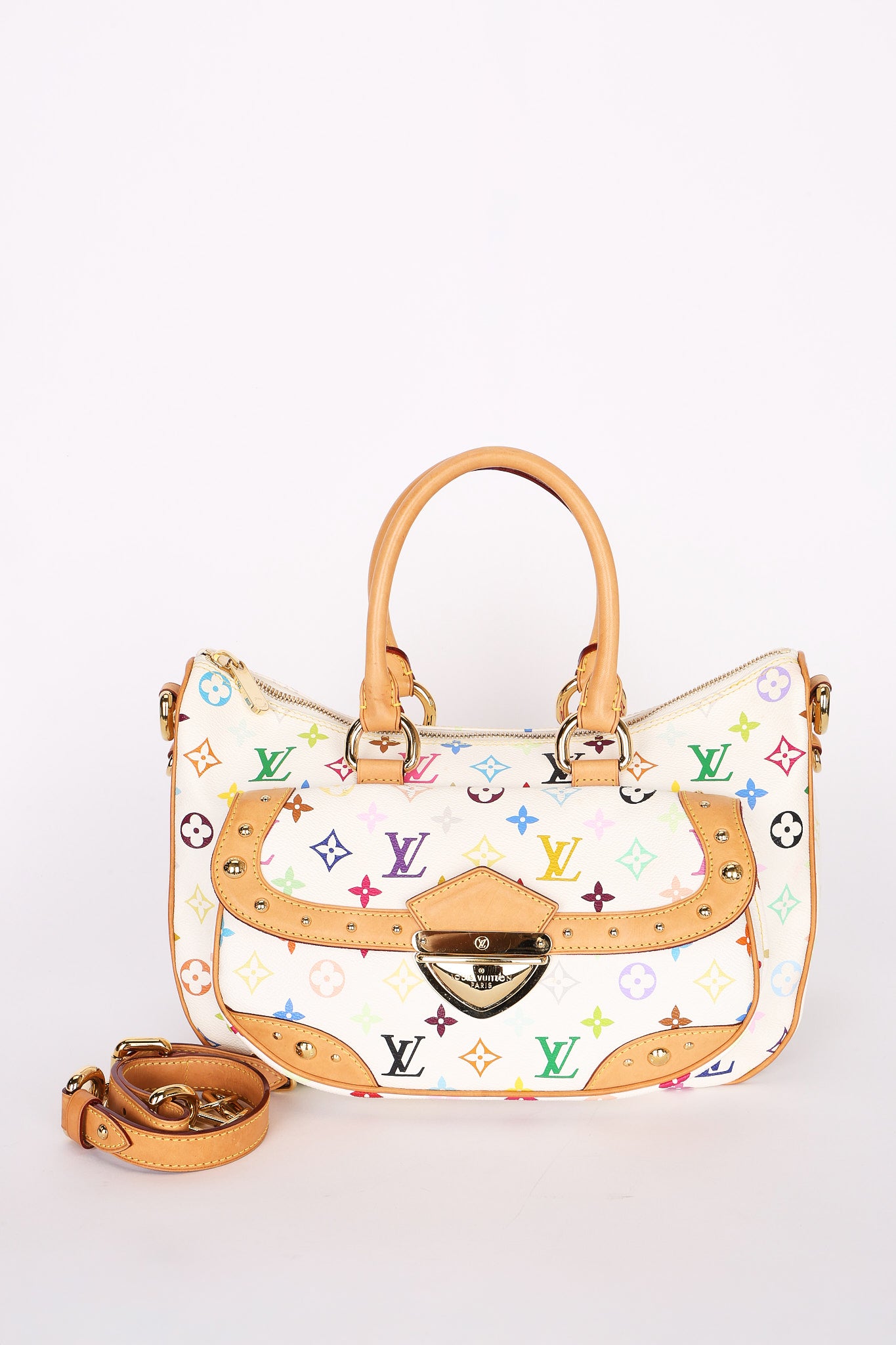 Limited Edition Louis Vuitton x Takashi Murakami Monogram Rita Shoulder Bag