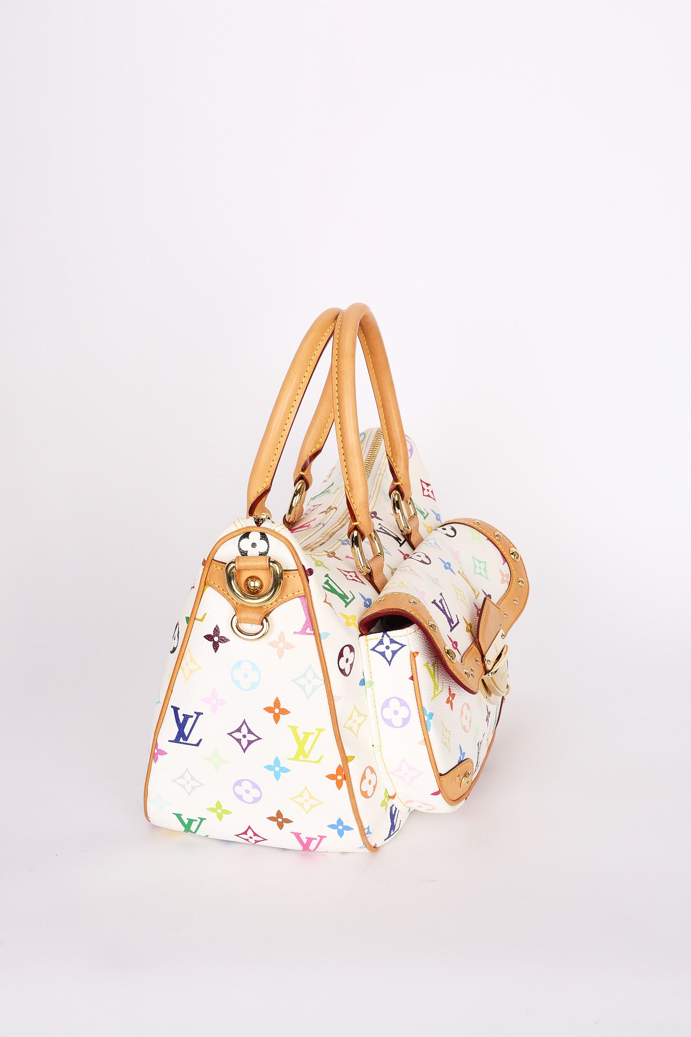 Limited Edition Louis Vuitton x Takashi Murakami Monogram Rita Shoulder Bag