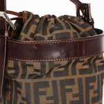 Fendi Zucca Drawstring Bucket Bag