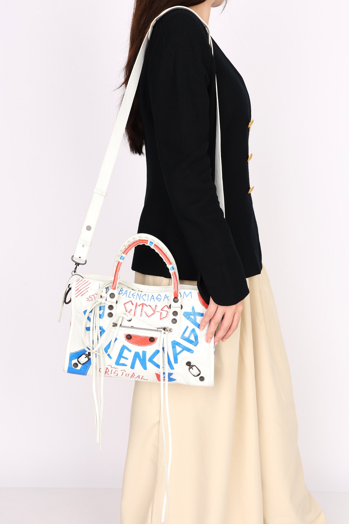 Balenciaga City Graffiti Bag