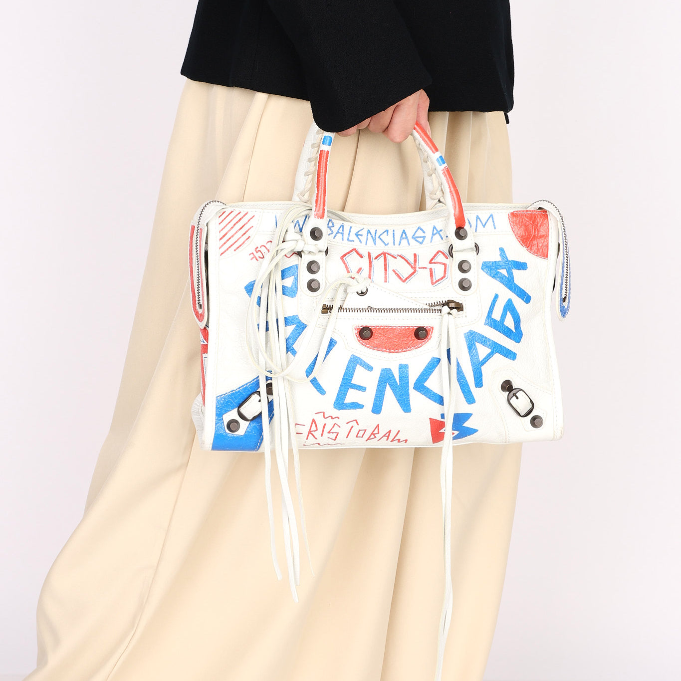 Balenciaga City Graffiti Bag