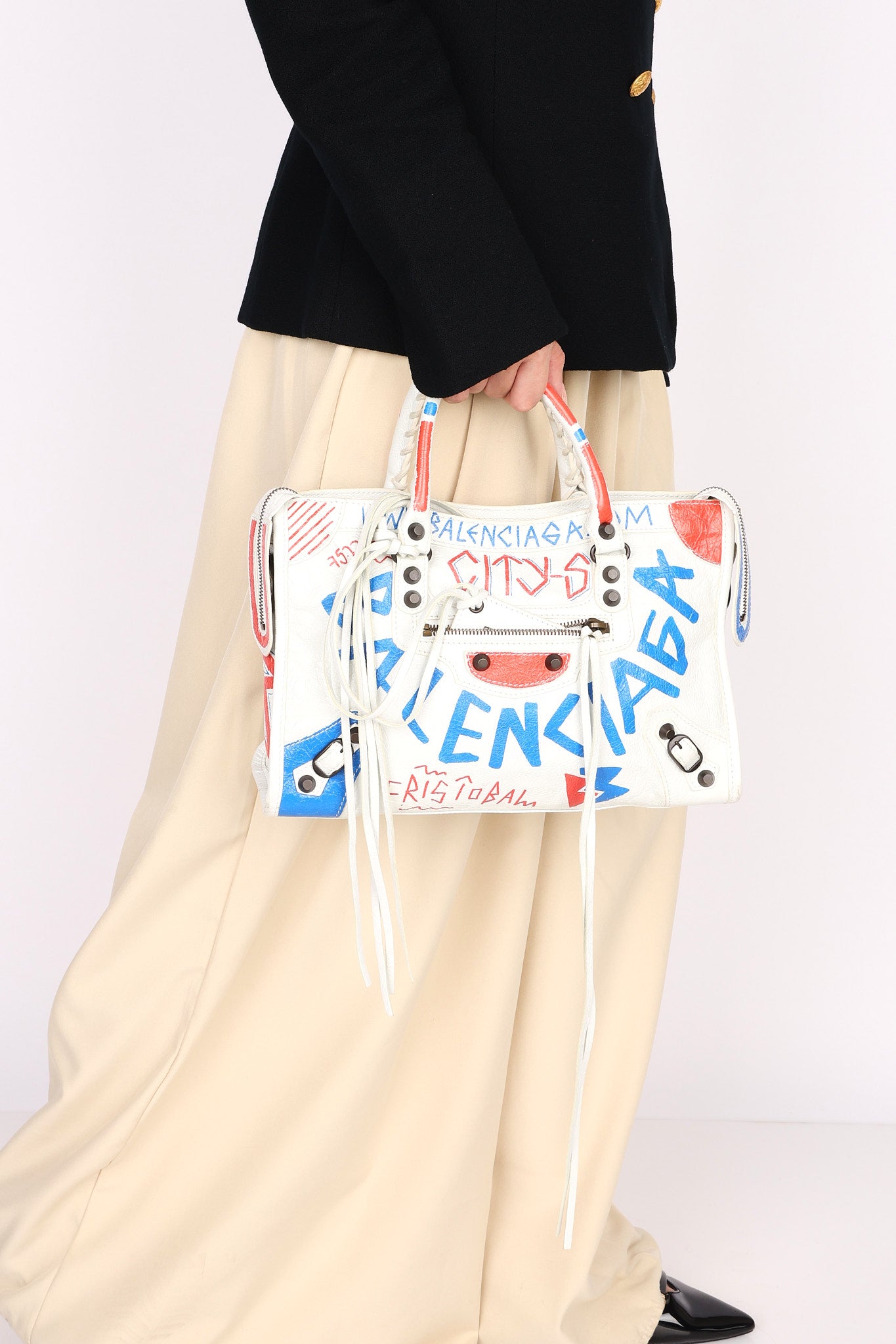 Balenciaga City Graffiti Bag
