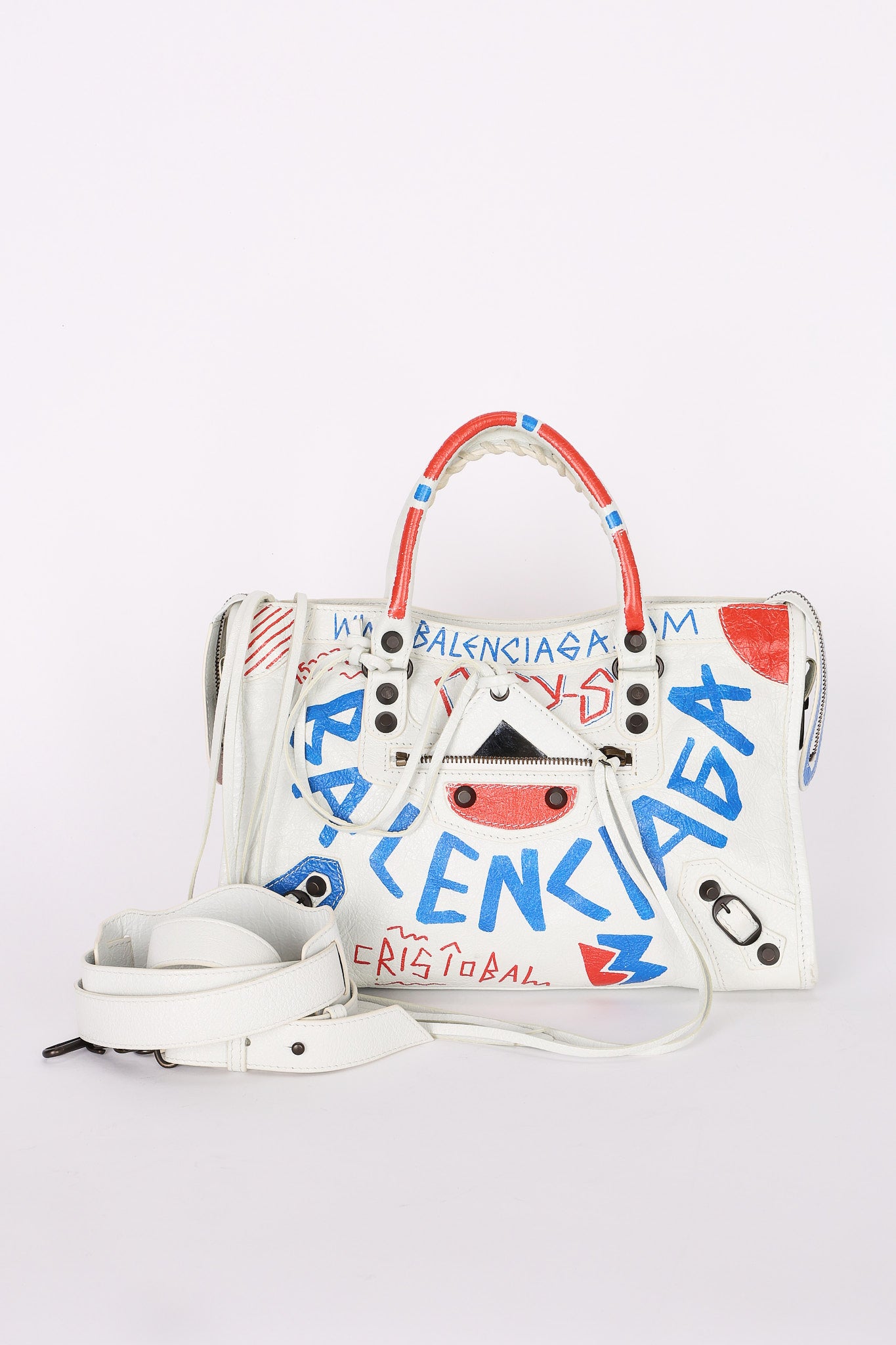 Balenciaga City Graffiti Bag
