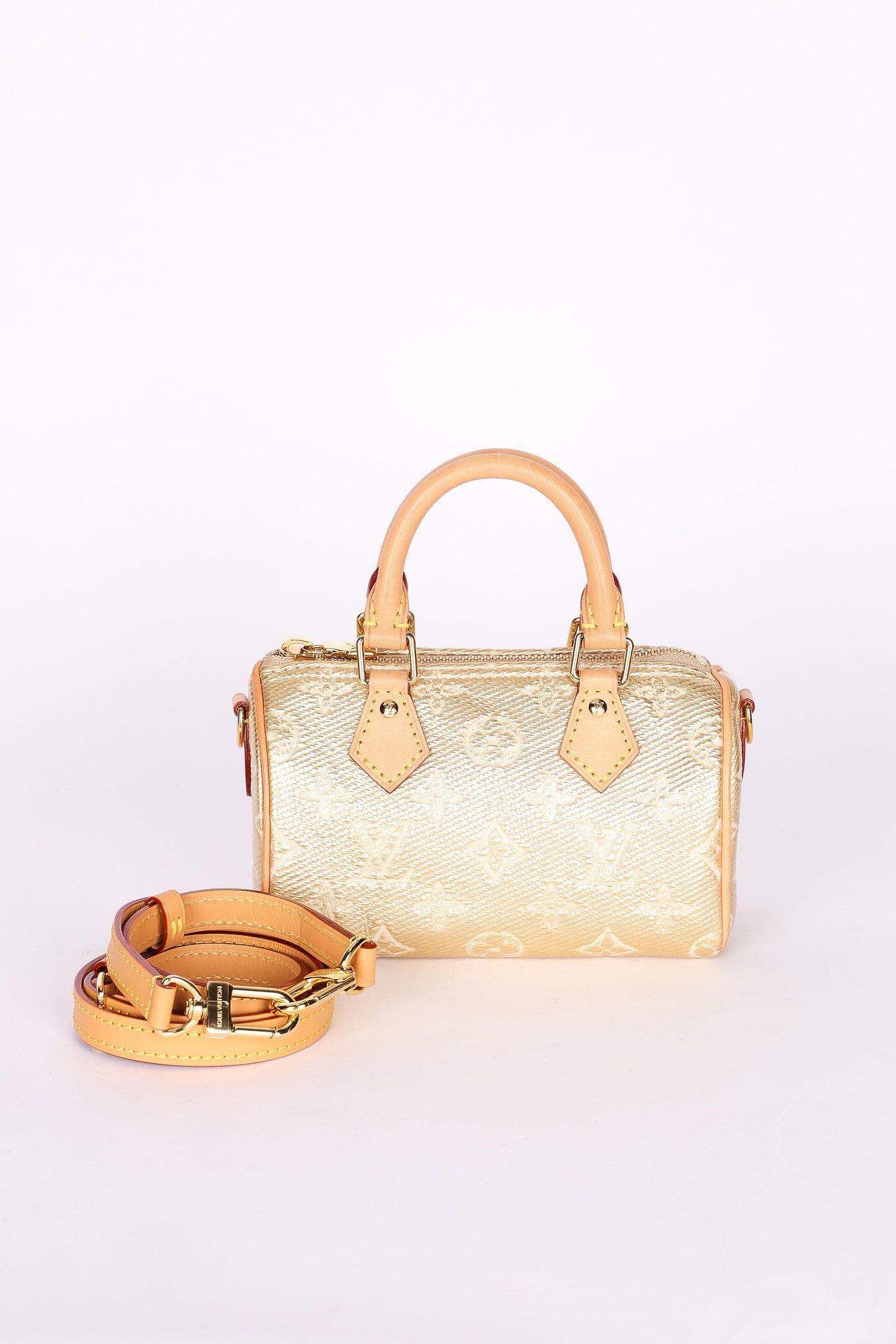 Louis Vuitton Monoglam Jacquard Nano Speedy