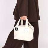 Chanel Chocolate Bar Bowler Bag Marshmallow Cerf 2004 DSHW