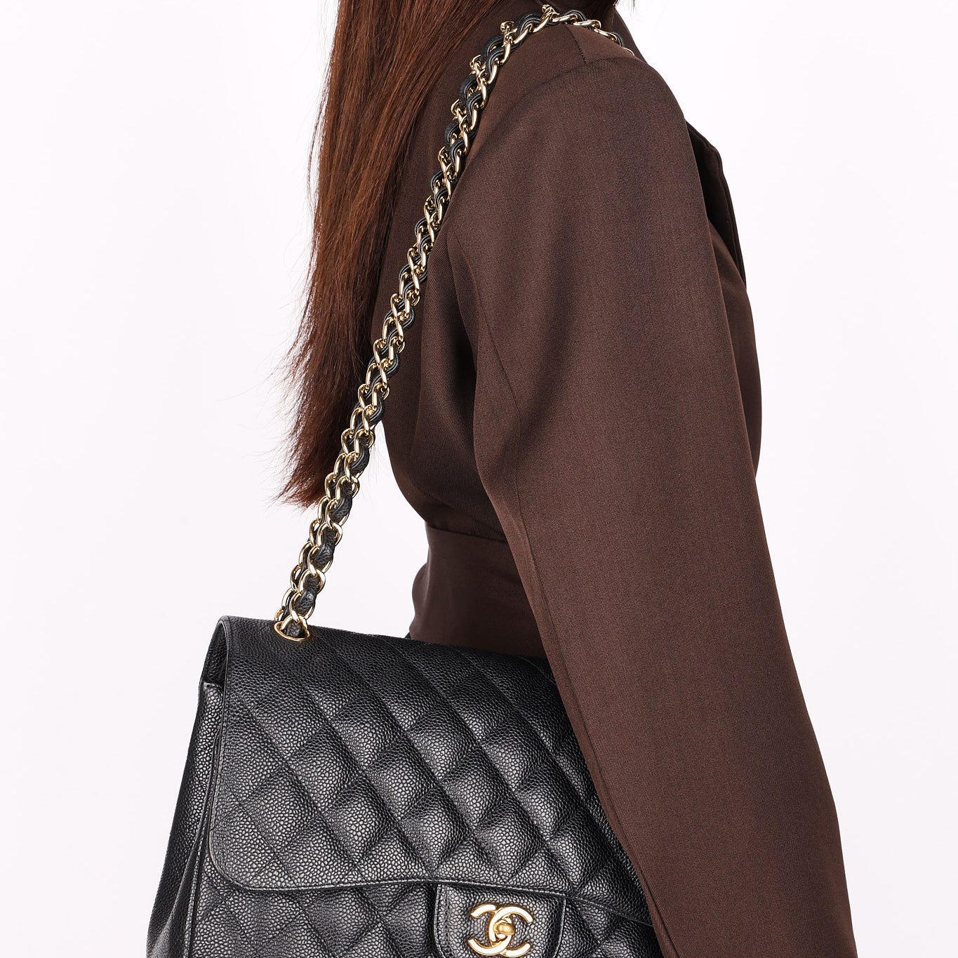 Chanel Jumbo Classic Double Flap Black Caviar GHW