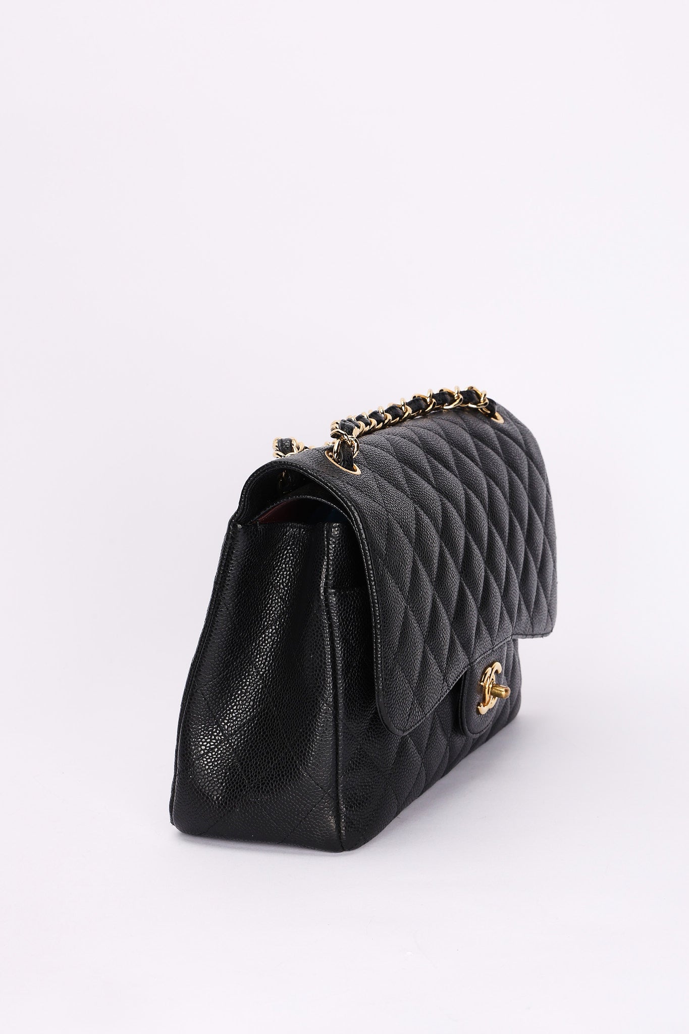 Chanel Jumbo Classic Double Flap Black Caviar GHW