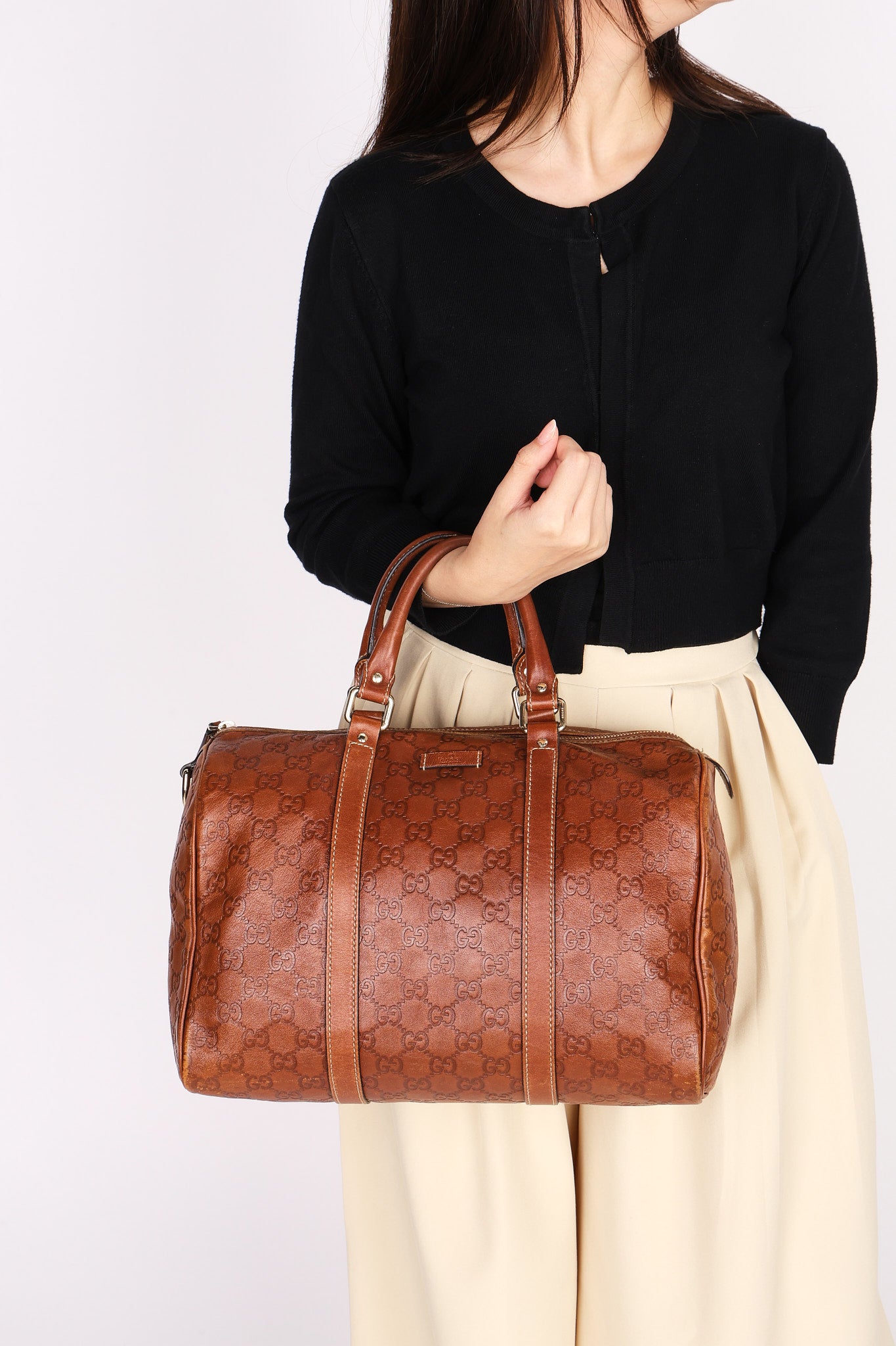 Gucci Guccissima Boston Bag