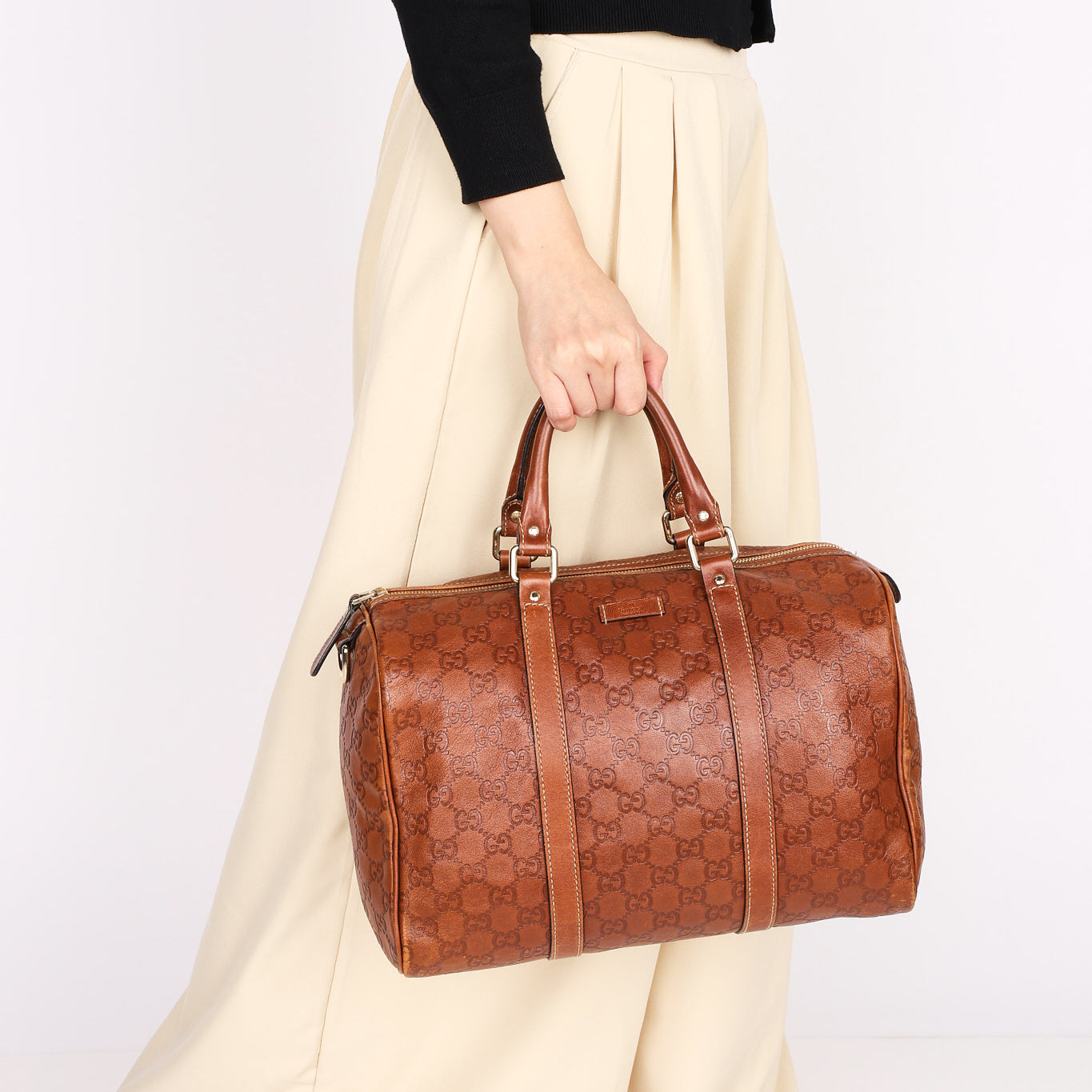 Gucci Guccissima Boston Bag