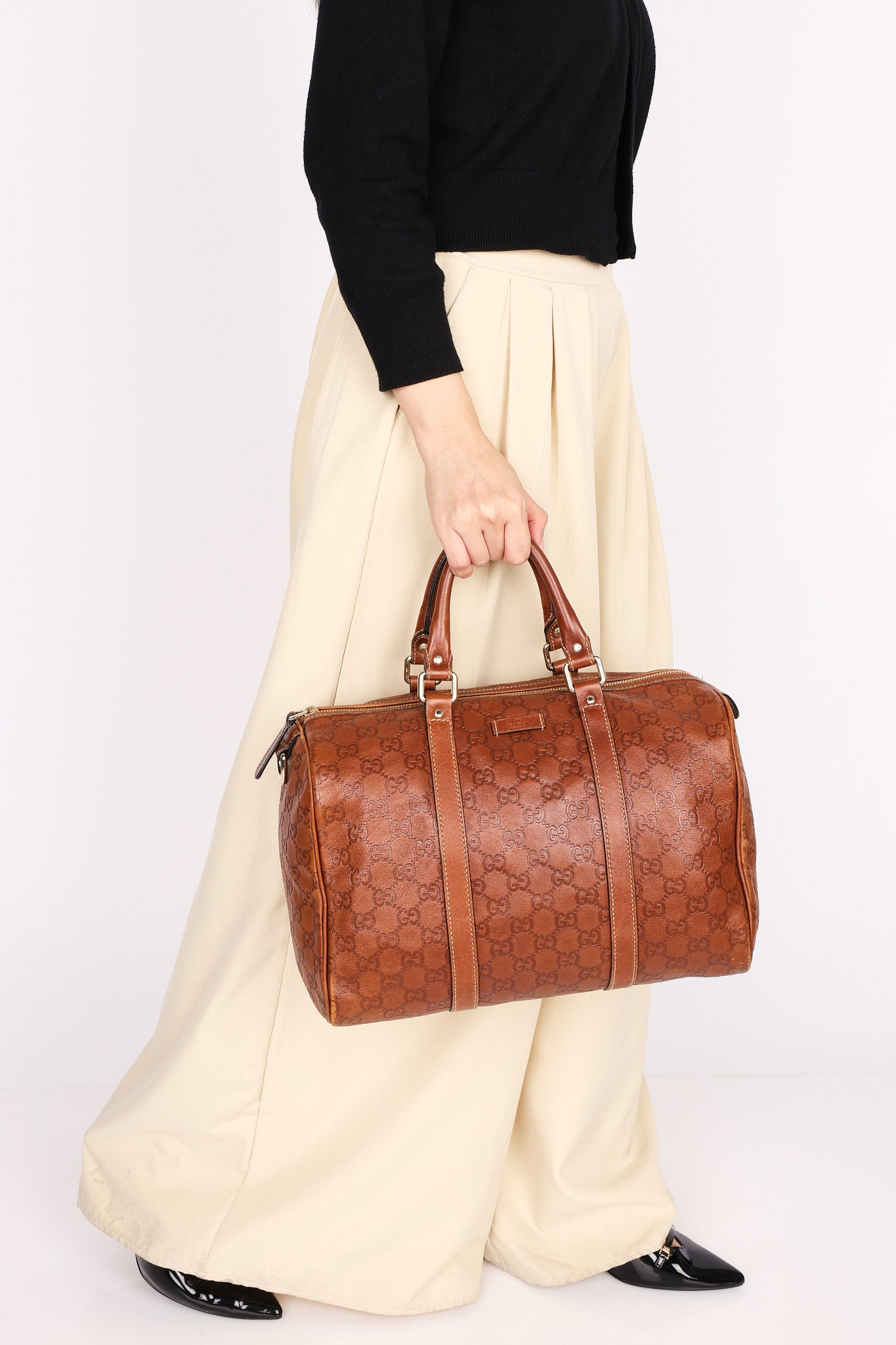 Gucci Guccissima Boston Bag