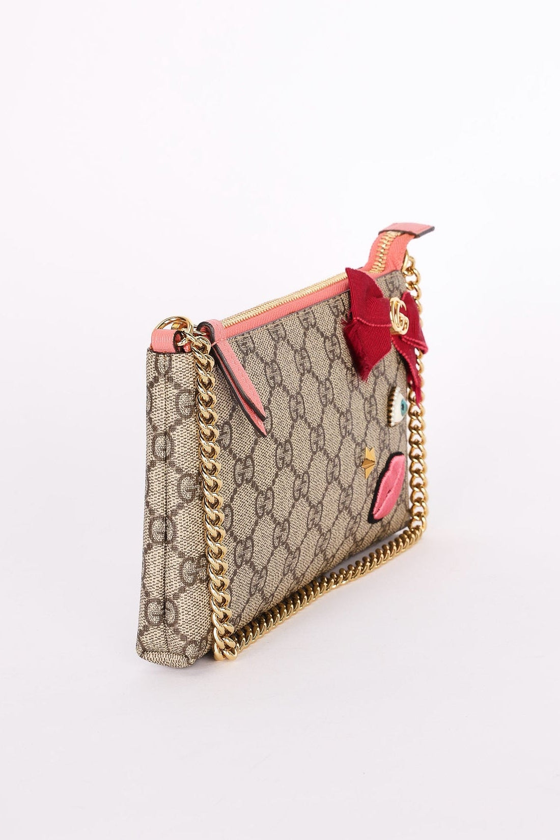 Gucci Supreme Face Chain Wallet on Chain
