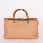 Gucci Medium Bamboo Shopper Tote Biege