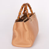 Gucci Medium Bamboo Shopper Tote Biege