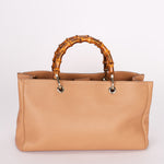 Gucci Medium Bamboo Shopper Tote Biege