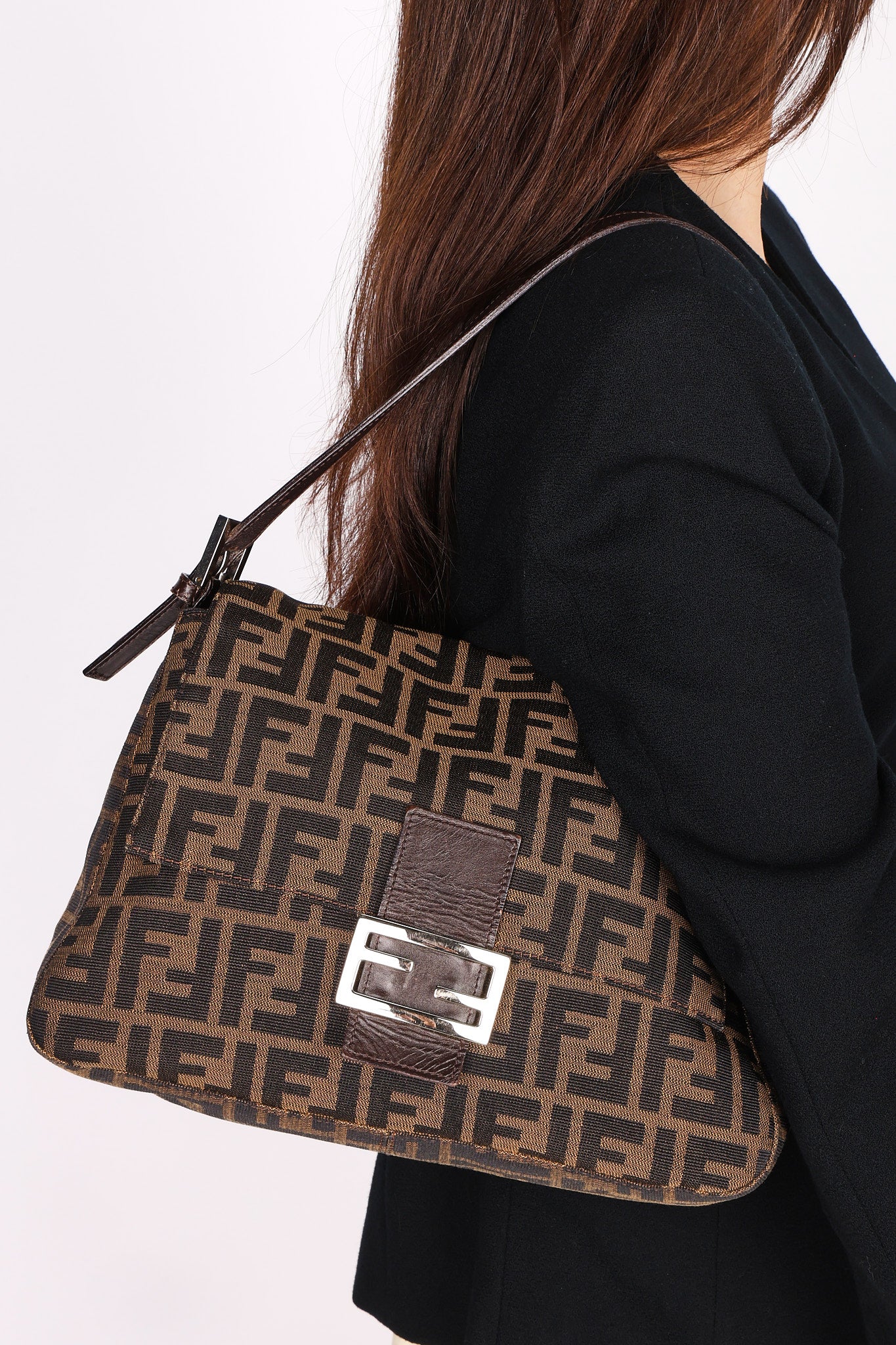 Fendi Zucca Mamma Forever Baguette