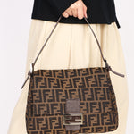 Fendi Zucca Mamma Forever Baguette