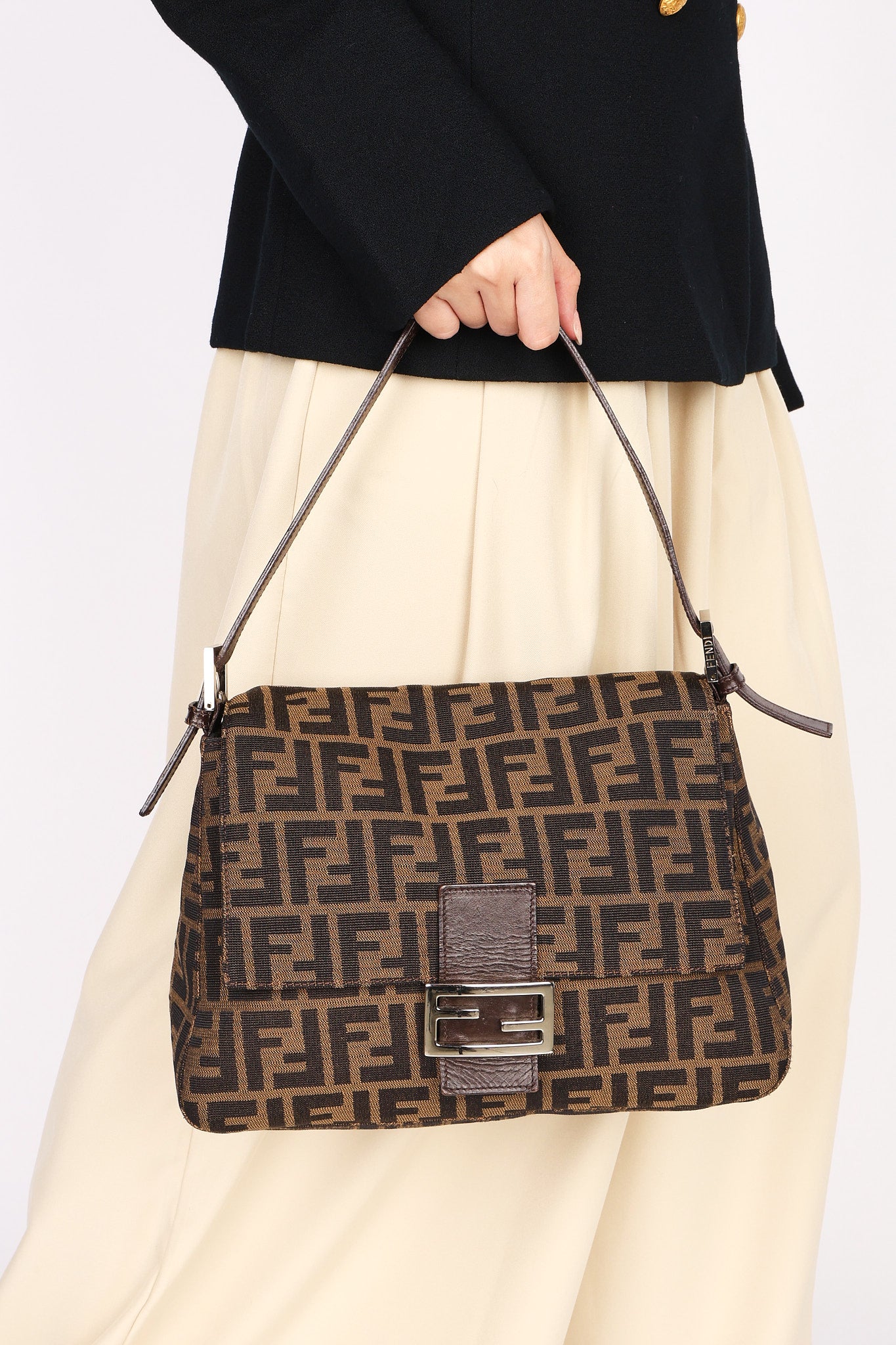 Fendi Zucca Mamma Forever Baguette