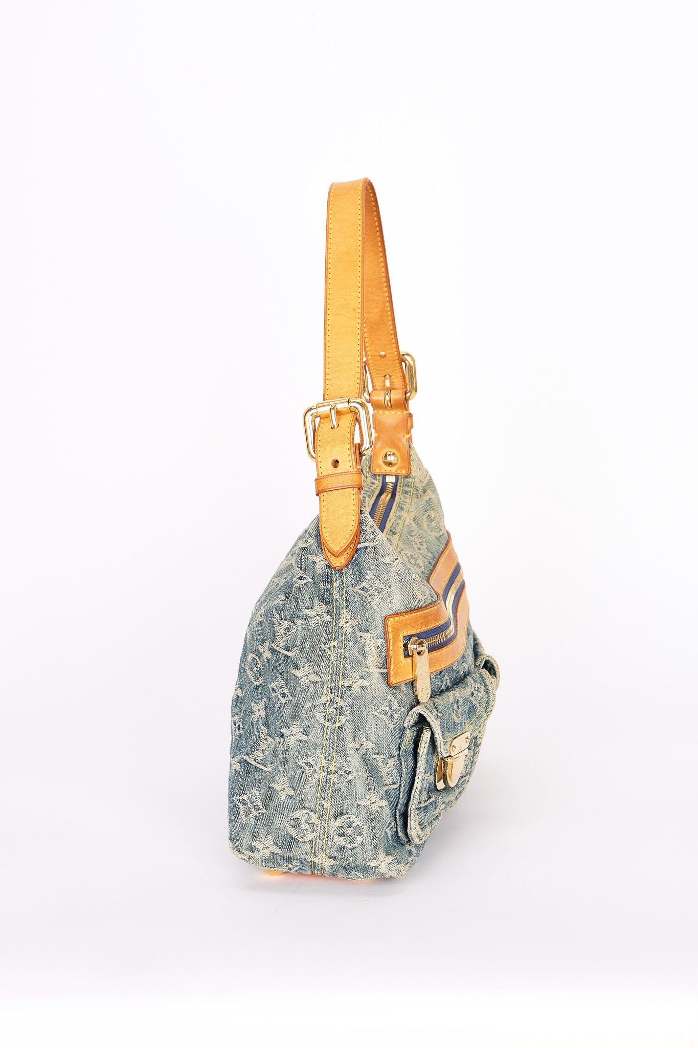 Louis Vuitton Monogram Denim Baggy PM