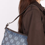 Loewe Anagram Denim Shoulder Bag