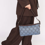 Loewe Anagram Denim Shoulder Bag