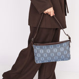 Loewe Anagram Denim Shoulder Bag