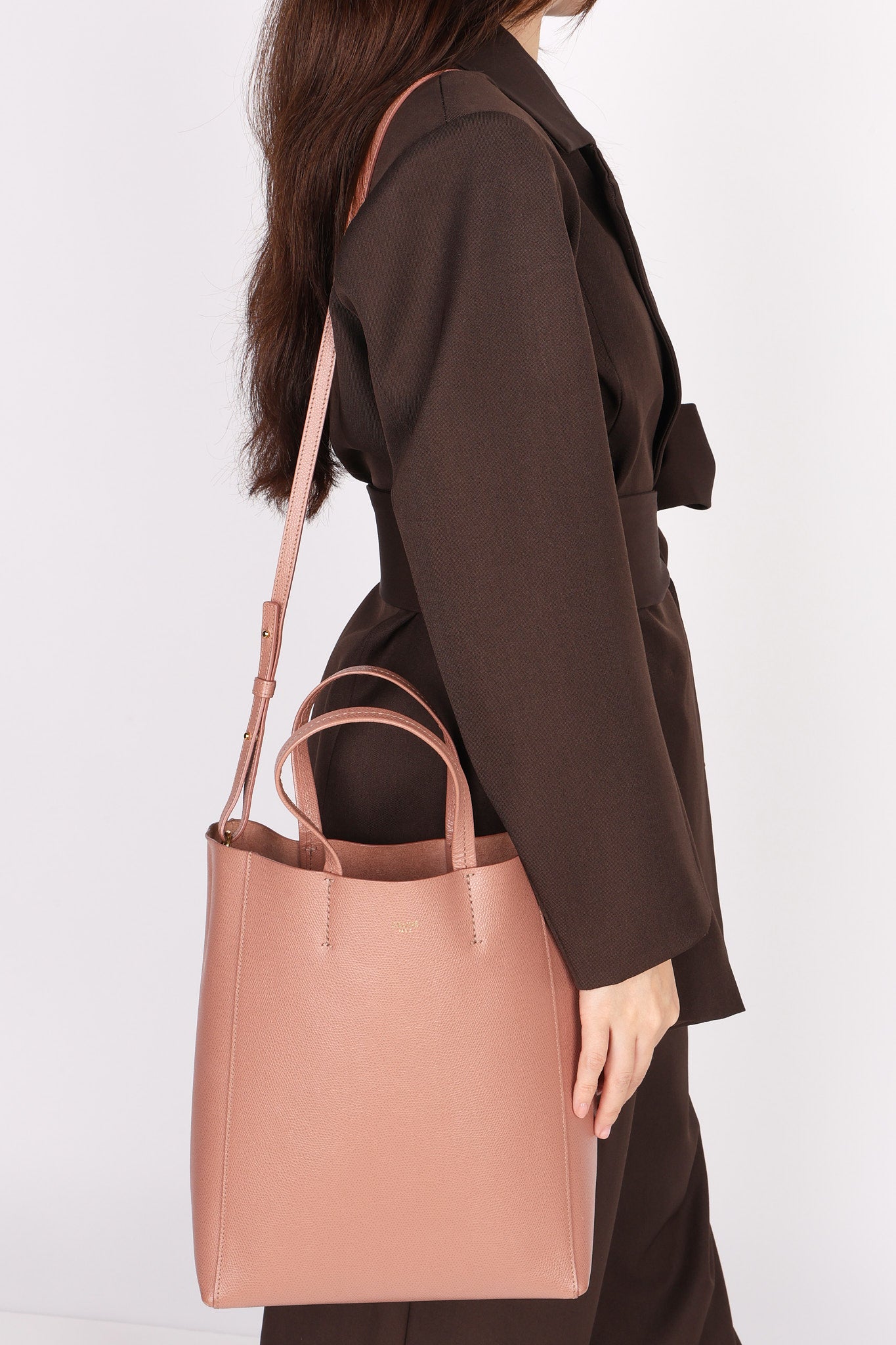 Celine Small Vertical Cabas Tote Dusty Pink