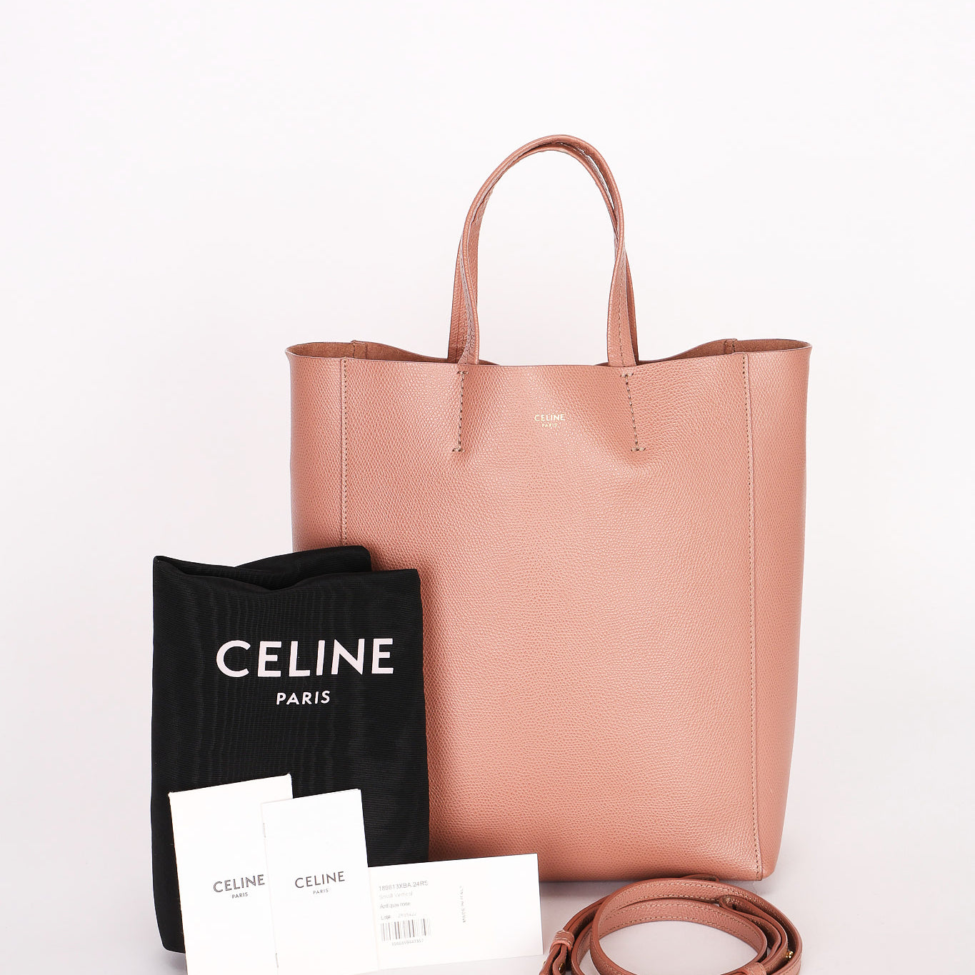 Celine Small Vertical Cabas Tote Dusty Pink