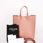 Celine Small Vertical Cabas Tote Dusty Pink