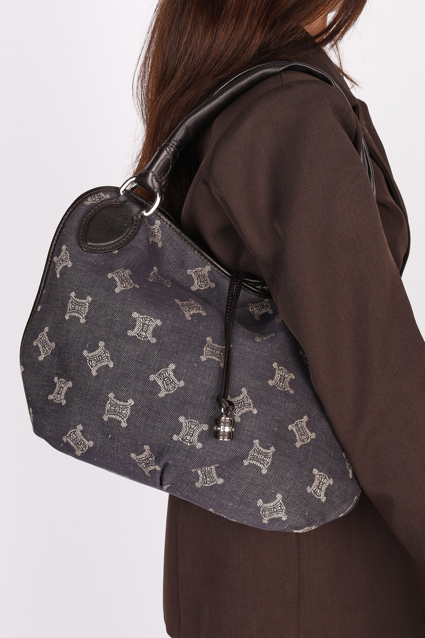 Celine Macadam Denim Bittersweet Hobo