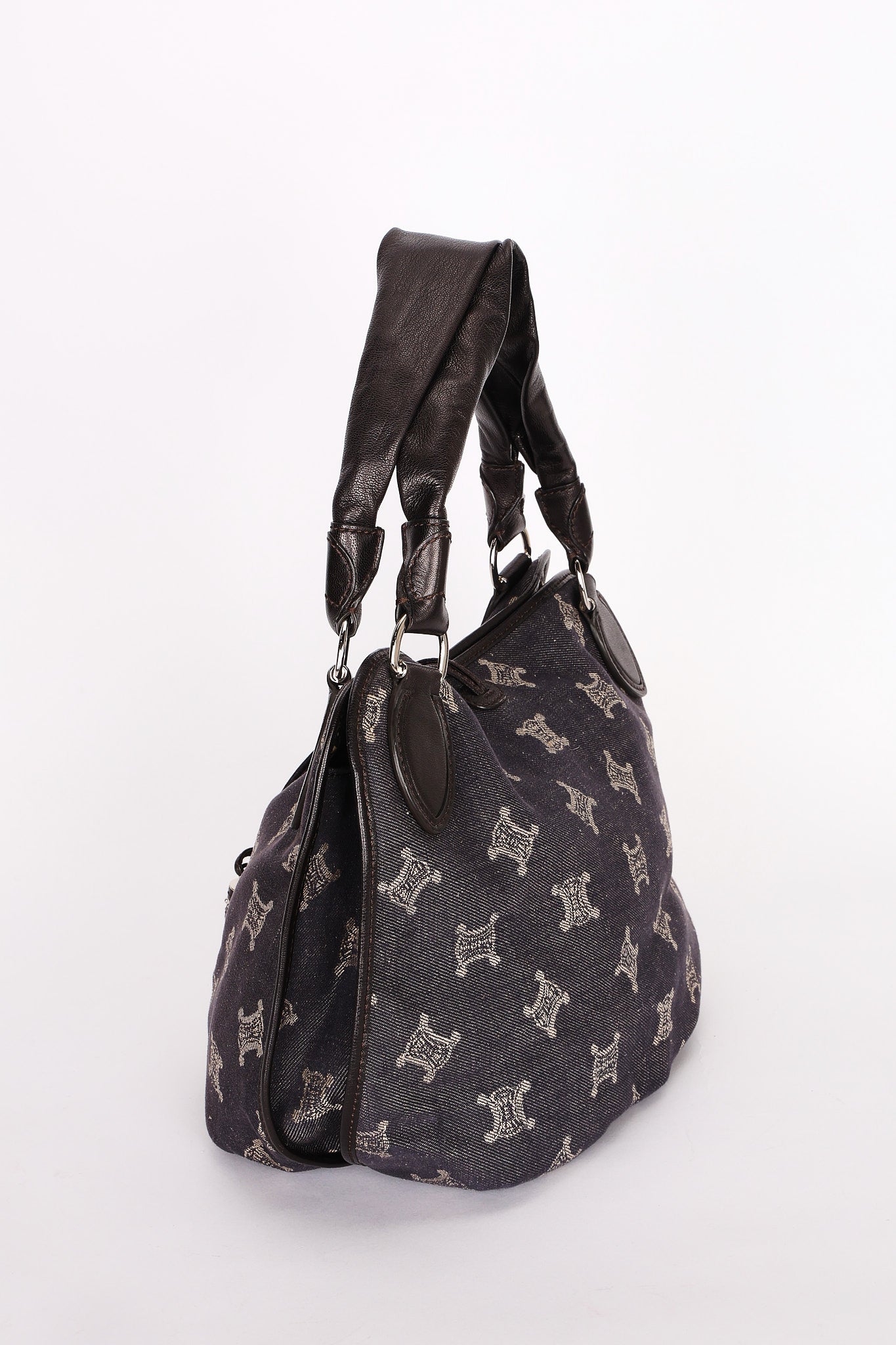 Celine Macadam Denim Bittersweet Hobo