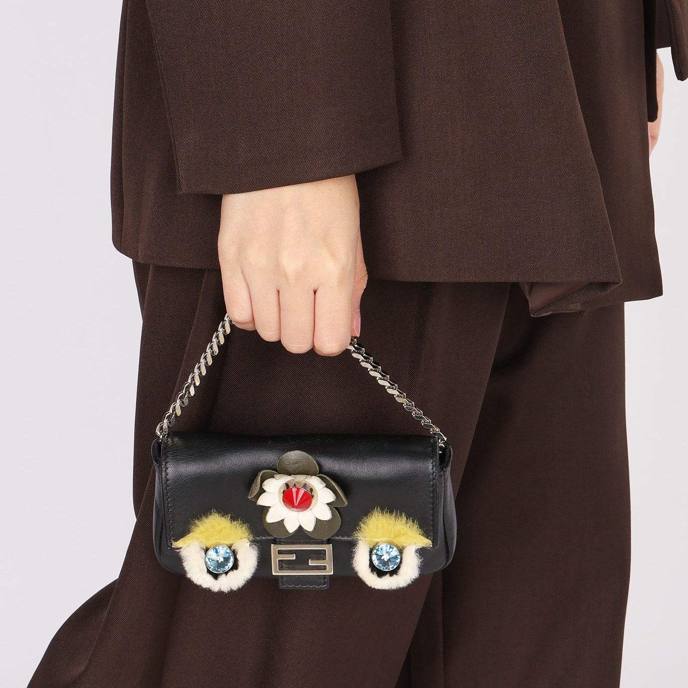 Fendi Monsters Micro Baguette