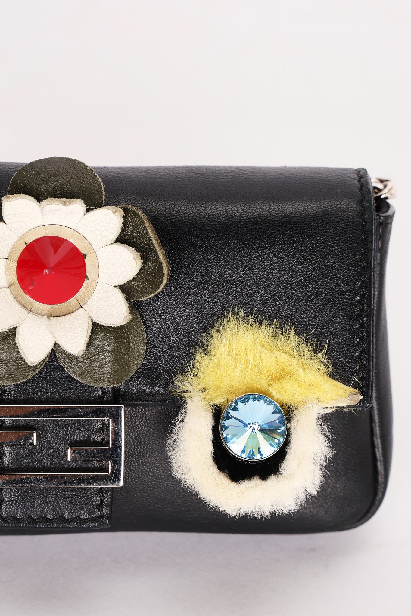 Fendi Monsters Micro Baguette