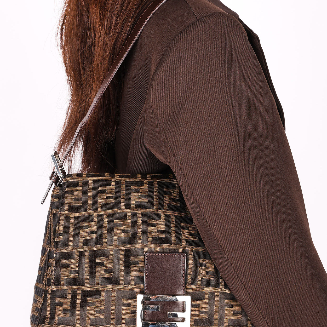 Fendi Zucca Mamma Forever Baguette
