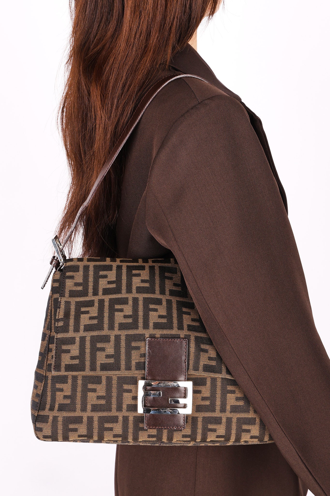 Fendi Zucca Mamma Forever Baguette