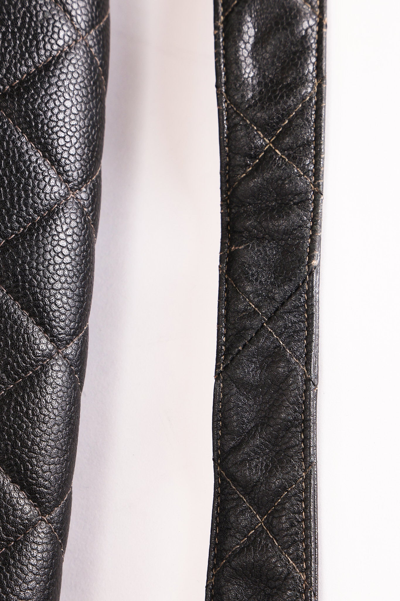Chanel Shoulder Bag Black Caviar 24K GP