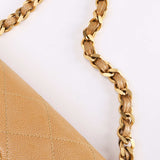Chanel Bag Metallic Beige Caviar BGHW